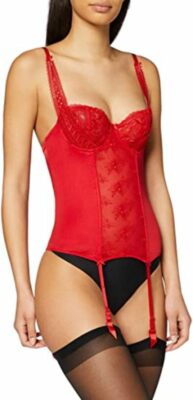 AUBADE GUEPIERE LINKES UFER PASSION GRÖSSE 90E FARBE ROT REF ED92
