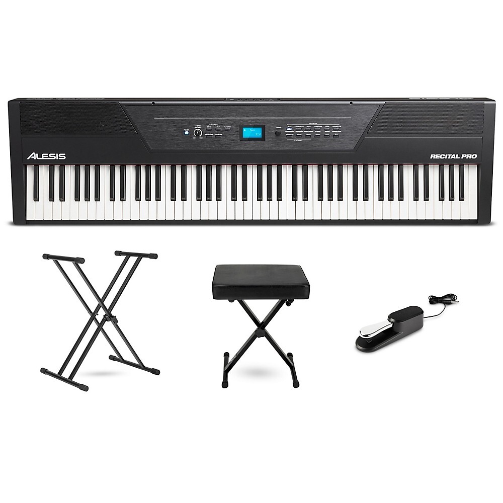 Alesis Recital Pro 88-Клавишный набор для цифрового пианино Essentials Bundle 77290₽