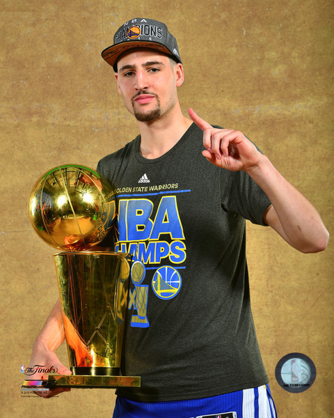 2015 FINALS Klay Thompson TROPHY Golden State Warriors LICENSED