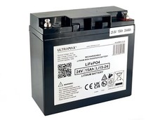 ULTRAMAX LITHIUM 24V 15ah (as 18ah & 22ah) MOBILITY SCOOTER & WHEELCHAIR BATTERY