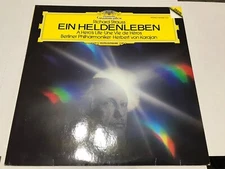 R. STRAUSS Ein Heldenleben/Karajan LP DG Berlin PO Audiophile VG+