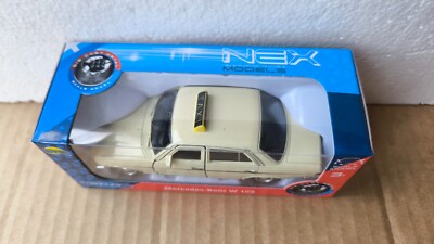 WELLY NEX DROMADER MERCEDES-BENZ W 123 W123 TAXI BEIGE 1/34 1:34