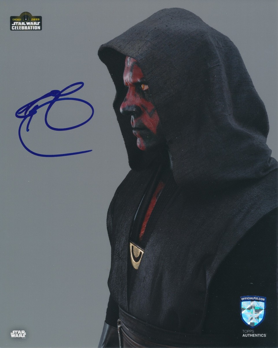 スターウォーズ サイン Ray Park レイ・パーク ダース・モール SW スターウォーズ 直筆サイン ダースモール レイ・パーク氏の通販
