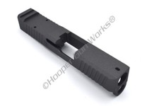 Chamfered RMR Slide for Glock 26 9mm - Tungsten Cerakote Finish