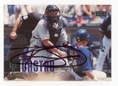 SIGNED BASEBALL CARD AUTO UPPER DECK UD 2006 RAMON CASTRO NEW YORK METS #712