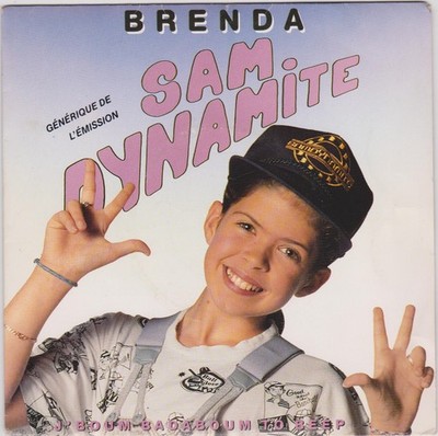BRENDA SAM DYNAMITE J'BOUM BADABOUM TO BEEP / BADOU FRENCH 45 SINGLE