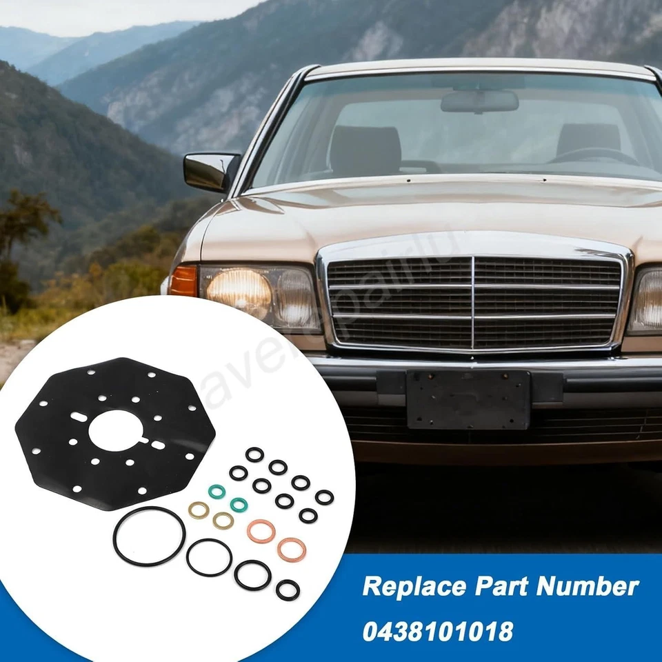 For Mercedes W126 Fuel Distributor Repair Kit 0438101018 420 500 560 SL SEC SEL - Image 4 of 4