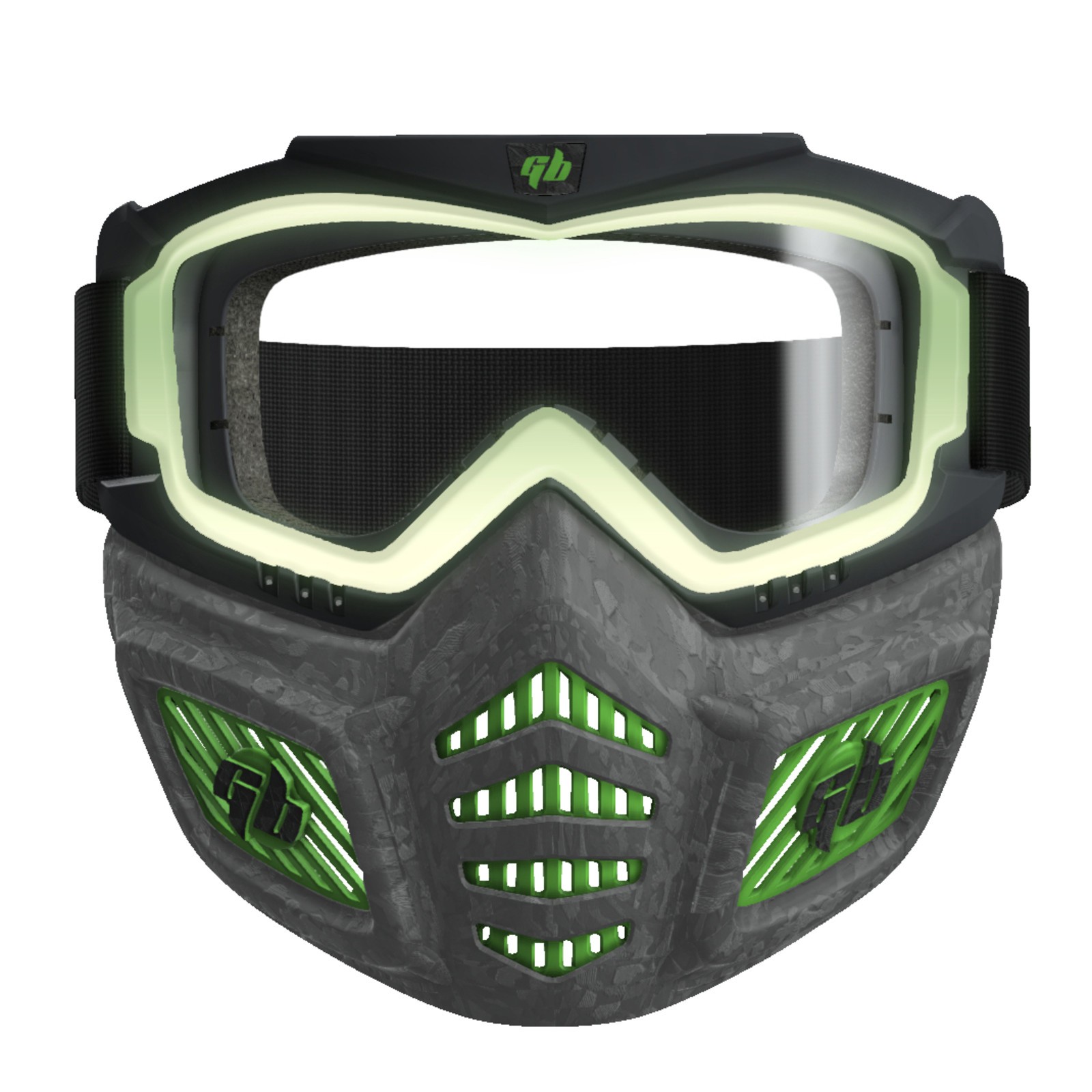 Элитная маска для лица GELBLASTER Zubehör от Blaster Schwarz