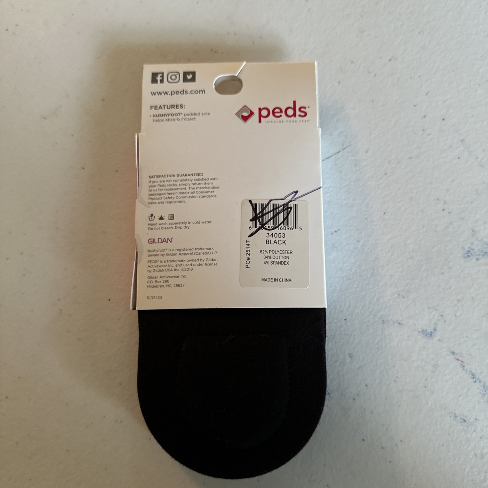 SAOLA PEDS Taglio Basso DONNA TAGLIA 5 10 PEDS Confezione da 2 Suola Imbottita a Pois