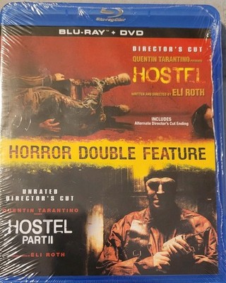 Hostel and Hostel Part II Double Feature Blu-ray Director's Cut Unrated New