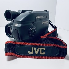 JVC VHS-C Videomovie Camcorder GR-AX404 12x Zoom Accessories Manual Case Tested