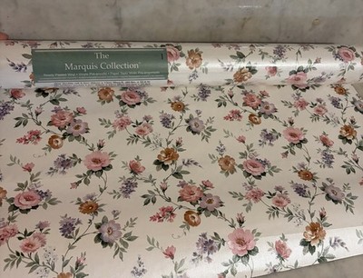 Vtg YORK WALLCOVERINGS Rustic Floral  The Marquis Collection  Wallpaper56.4Sq Ft