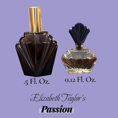 Elizabeth Taylor Passion EDT Spray .5oz MINI & .12 oz. MINI
