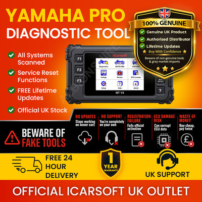 Yamaha Motorrad OBD2 Steuergerät Fehlercode Diagnosescanner iCarsoft MT V6 Tool