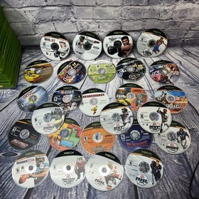 Xbox Video Games Lot Of 60 - Untested / 1 Xbox Brand Cd Holder Some Cases.