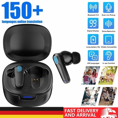 SELECTID 150 Sprachen AI Übersetzer Ohrhörer Echtzeit Übersetzer Kopfhörer Smart Voice