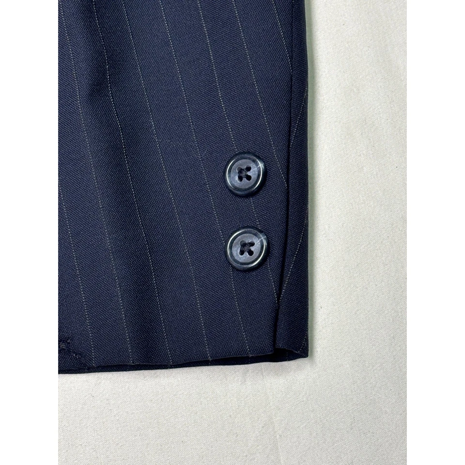 Traje de lana a rayas Brooks Brothers para hombre talla 40 32x31 hecho en EE. UU. Foto 4 de 4