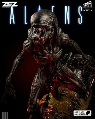 Xenomorph (Aliens) 1/6 or 1/8 Scale Statue 3D Print Model Kit
