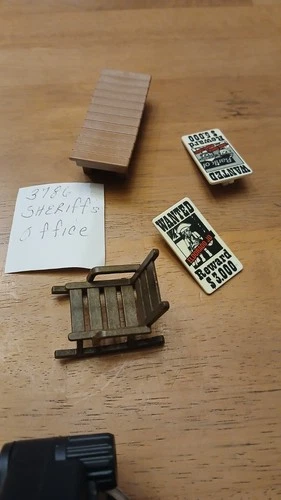 Vintage Playmobil 3786 Western Sheriff's Office Accessories