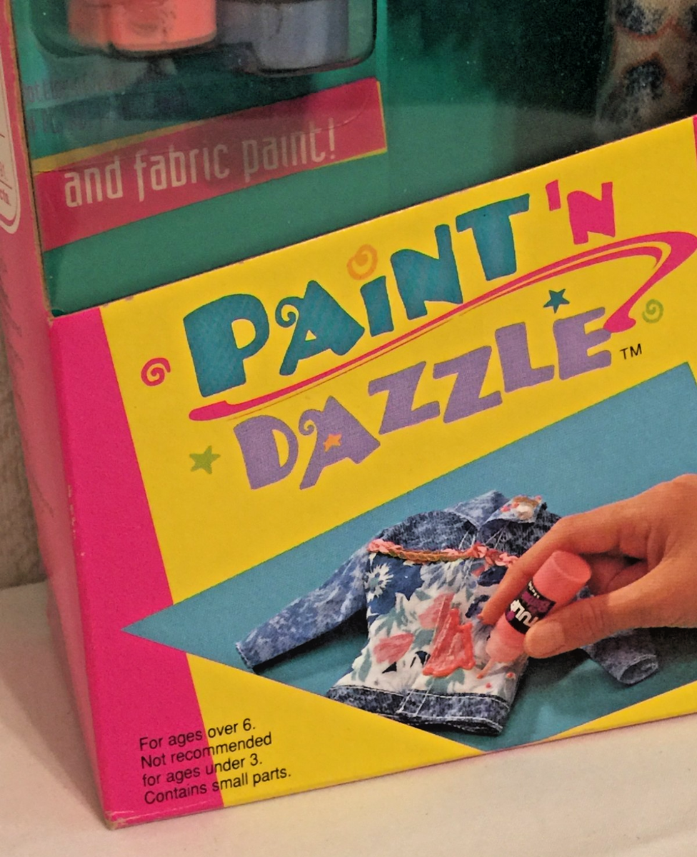 1993 Mattel PAINT'N DAZZLE Barbie #10057 - REDHEAD - NIB (C11) | eBay