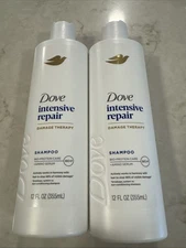 2 Pack - Dove Shampoo - Intensive Repair Damage Therapy  12oz Each Bio Protein