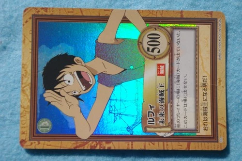 One Piece Luffy Hyper Battle Rare Card Game Carddass  C01  damaged　②