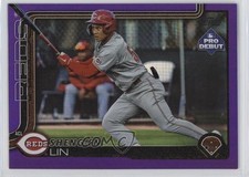 2025 Topps Pro Debut Purple Foil 121/299 Sheng-En Lin #PD-70 00li