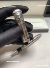 Montblanc Rudyard Kipling Wolf Head Limited Edition Silver Rollerball Full Set V — photo 5
