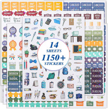 1150 Planner Stickers for Work, Meetings, Deadlines, Office Events
