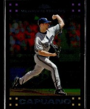 2007 Topps Chrome #156 Chris Capuano Card Milwaukee Brewers