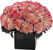 Elegant Cream Pink Carnation Arrangement - Perfect for Any Occasion