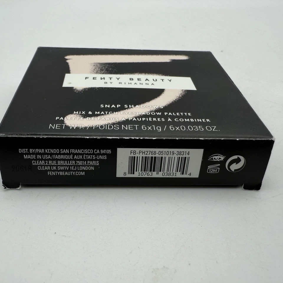 Paleta de Sombras Fenty Beauty Snap Shadows Mix & Match (5 PEACH) Nova na Caixa - Imagem 4 de 4