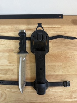 Cressi-Sub Orca Scuba Diving Knife W/ Sheath Made In Italy