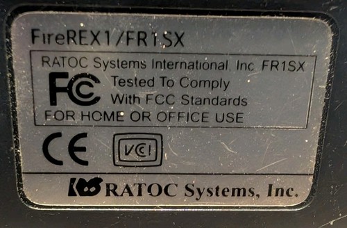 Ratoc FR1 SX FIREREX 1 50 Pin Ultra Scsi auf Firewire 400 Adapter - Bild 3 von 6