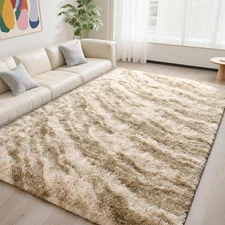 5x8 Rugs for Living Room Bedroom, Fluffy Fuzzy Furry Carpet, Plush Soft Shagg...
