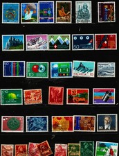 Suisse 34 timbres oblitérés, ZY4285, sujets divers