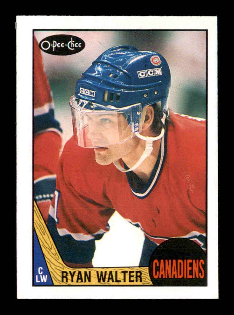 1987 O-Pee-Chee #231 Ryan Walter   NM/NM+ X3369455