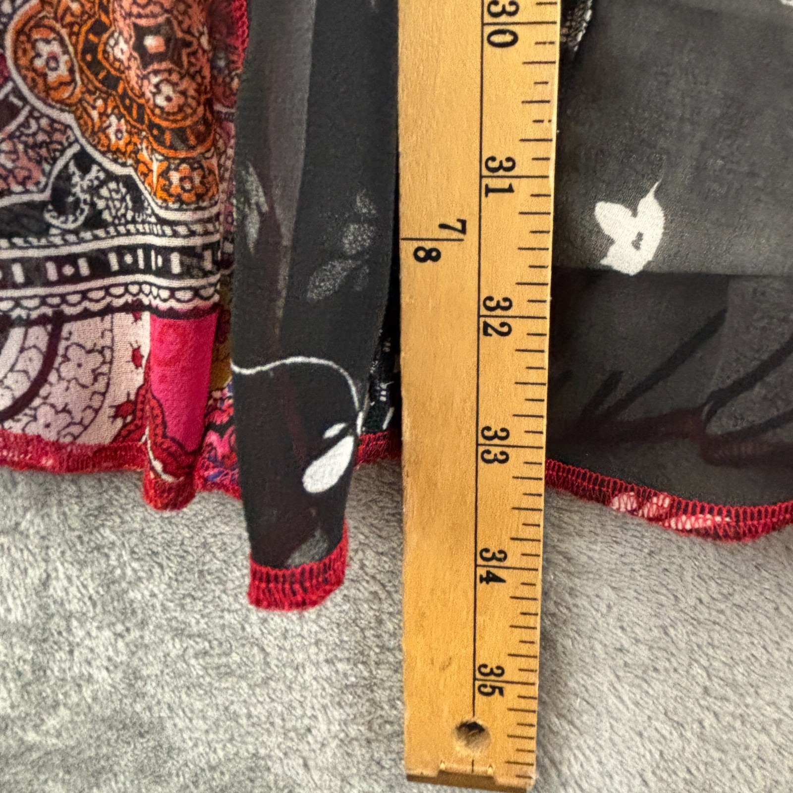 Marisol Patchwork Panel Maxi Long Skirt Womens 3X… - image 7