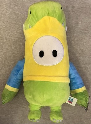 Fall Guys 13  Plush Character, Dinosaur Raptor Dino-Rawr, 2024 New With Tags