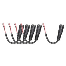 5pcs DC Power Pigtails Cable Female 3.5mm x 1.35mm 10cm