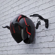 Motorcycle Bicycle Helmet Rack Holder Hat Display Stand Wall Mount Hook Hanger