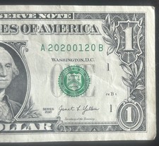 $1 Fancy Birthday/Anniversary Note January 20th, 2020 (1/20/2020) (A20200120B)