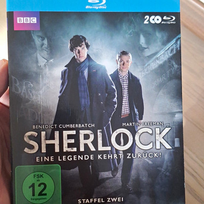 BBC Sherlock Staffel 2 Blu-ray 2-Disc FSK 12 mit Cumberbatch & Freeman