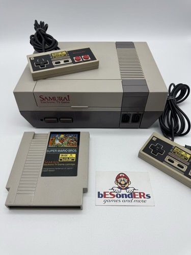 Nintendo Nes - Samurai Konsole Inkl Controller - Super Mario Bros - Indian Vers.