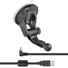 GPS Mount for Garmin, 2Pcs 17mm Ball Windshield Suction Cup Mount
