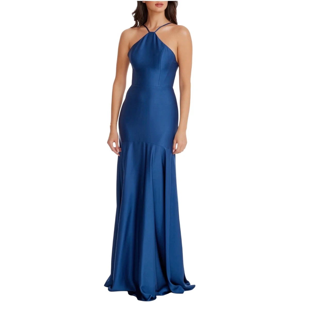strapless open back dress Dress The Population Carina Strapless Sweetheart Sequin Midi Dress Sz –  YourApparelNow main image 0