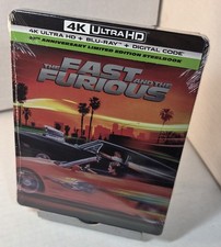 The Fast and The Furious 25th Anniversary 4K Steelbook-New-Box Shipping