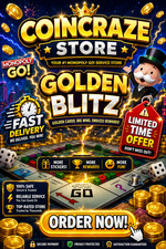 Golden Blitz Event Sticker 4 Obviously 4 More Coffee Monopoly GO