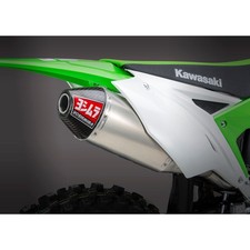 YOSHIMURA RS-4 HEADER/CANISTER/END CAP EXHAUST SLIP-ON SS-AL-CF Kawasaki KX250F