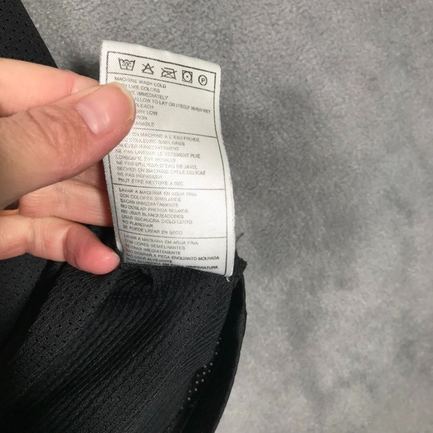 Vintage Nike Shirt Men's 2XL XXL Black Mesh Short Sleeve 90s Tee Sports Hip Hop thumbnail 9